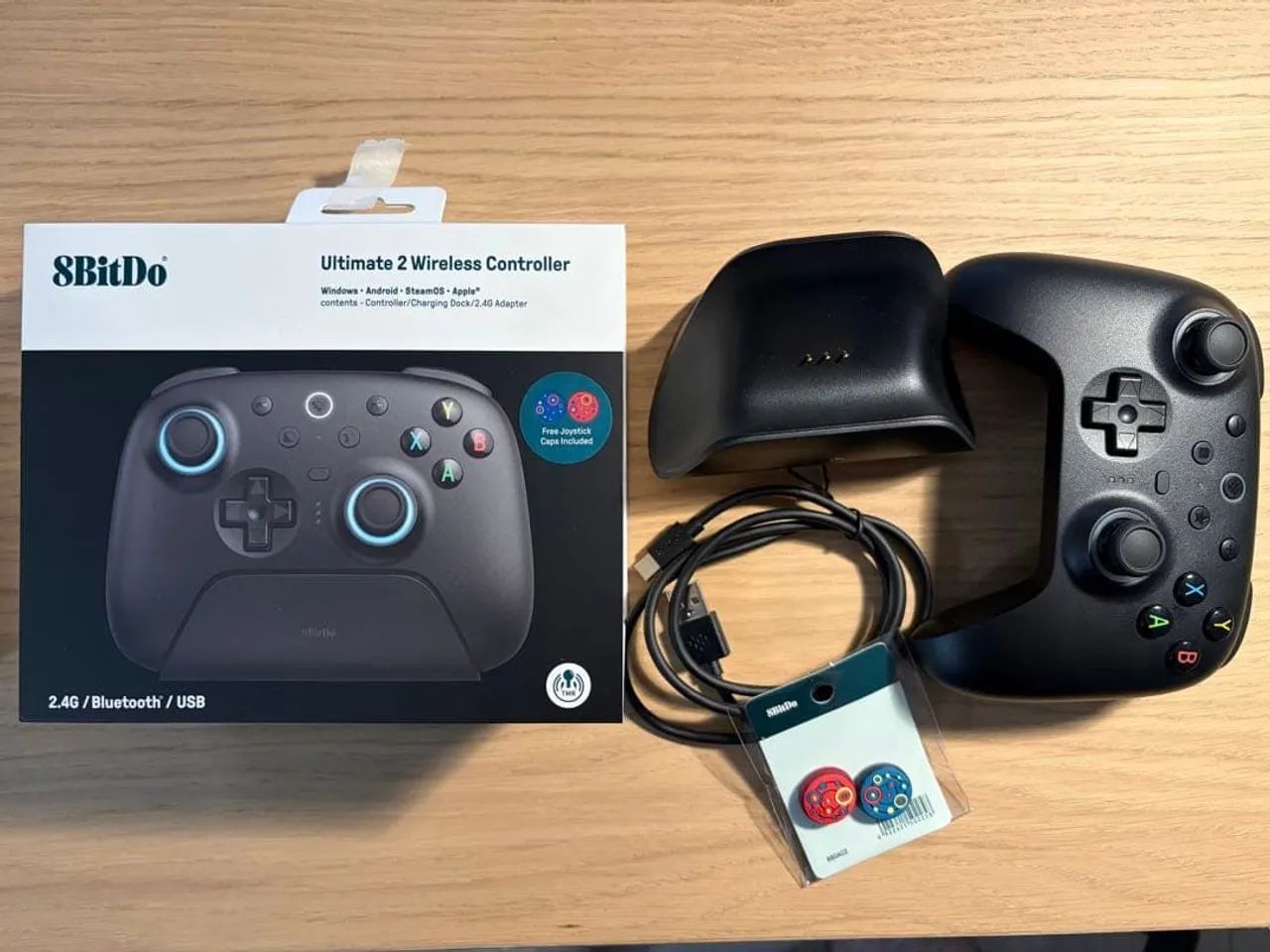 Controle 8BitDo Ultimate 2 Wireless - NOVO/LACRADO - Foto 2