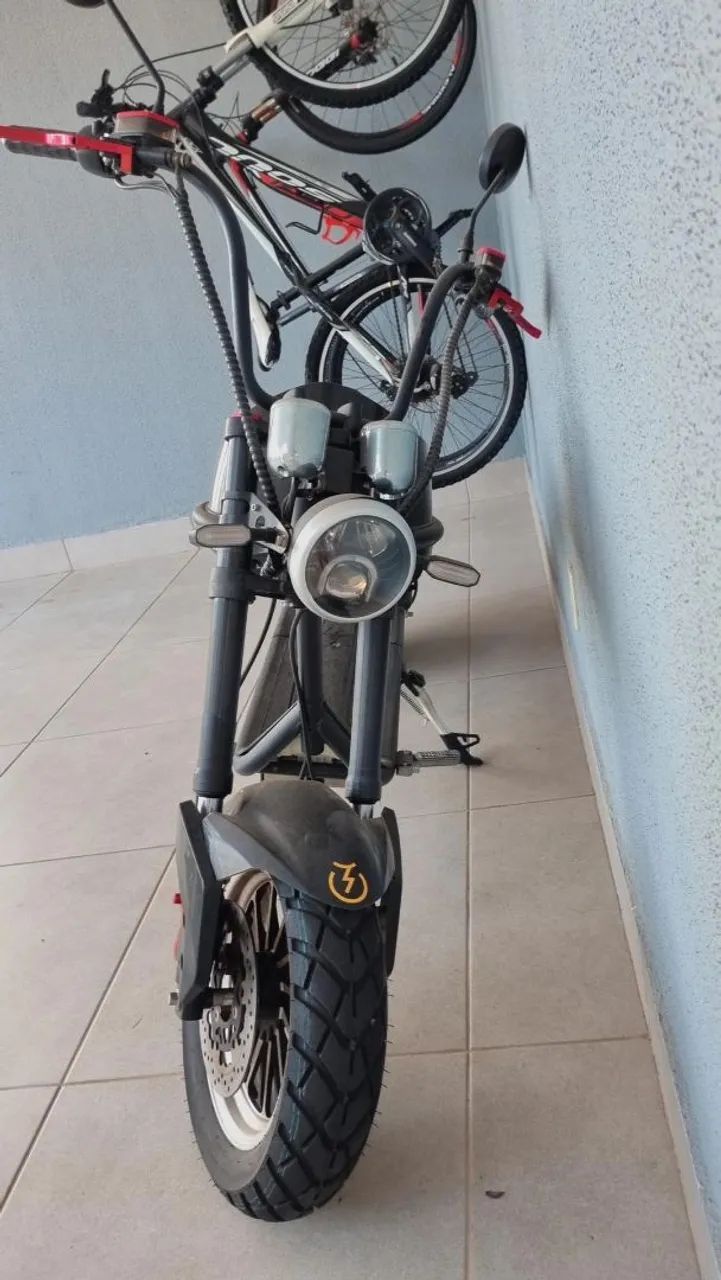 MOTO ELETRICA ESTILO HARLEY - Foto 3