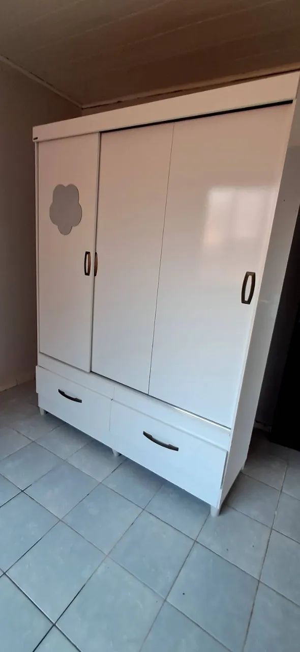 Roupeiro branco  casal  - Foto 3