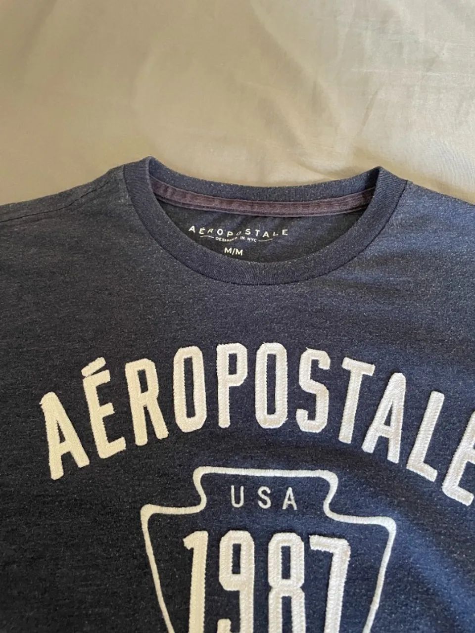 Camiseta Aeropostale azul (EUA) - Foto 2