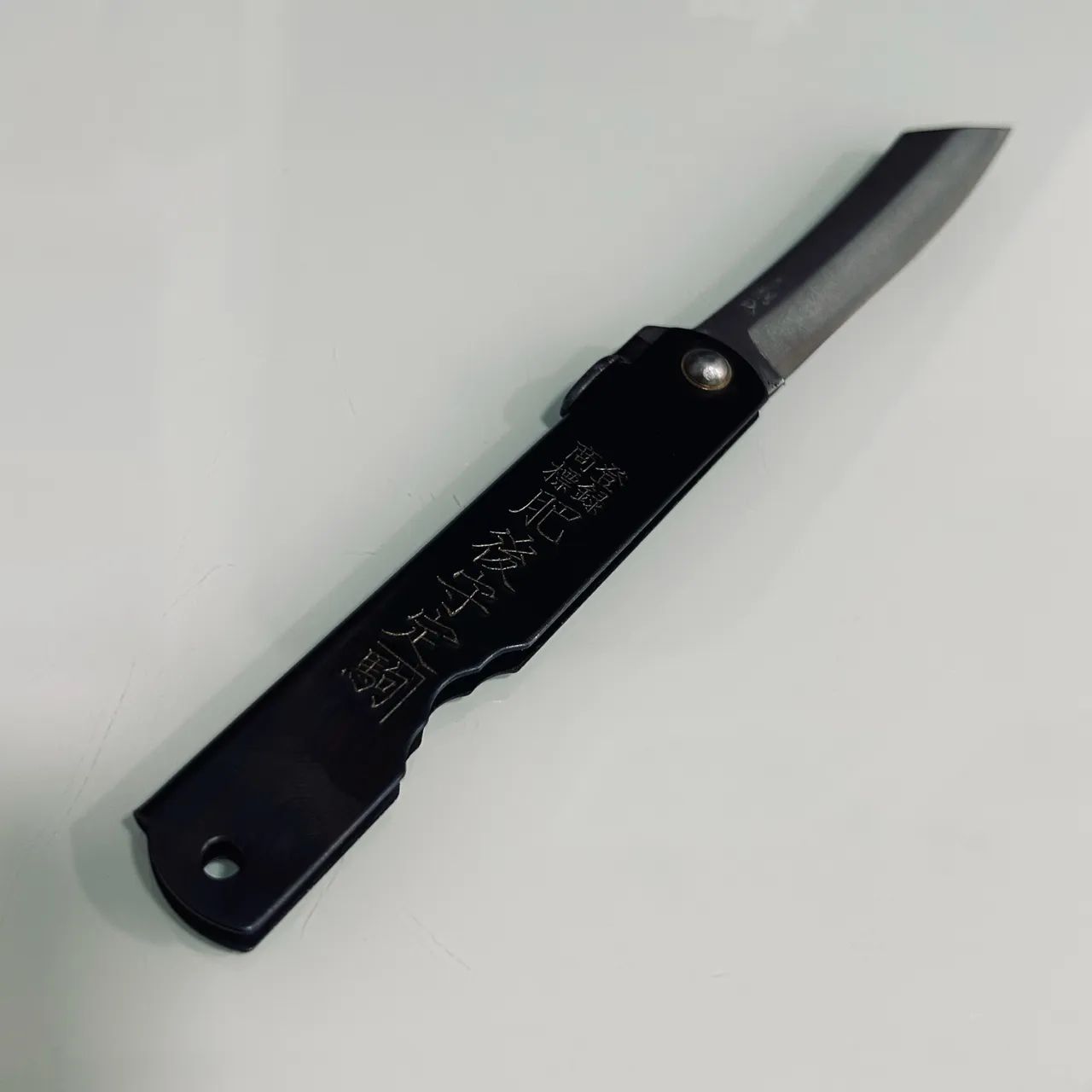 Canivete Faca Higonokami Preta 17cm Japonesa - Foto 2