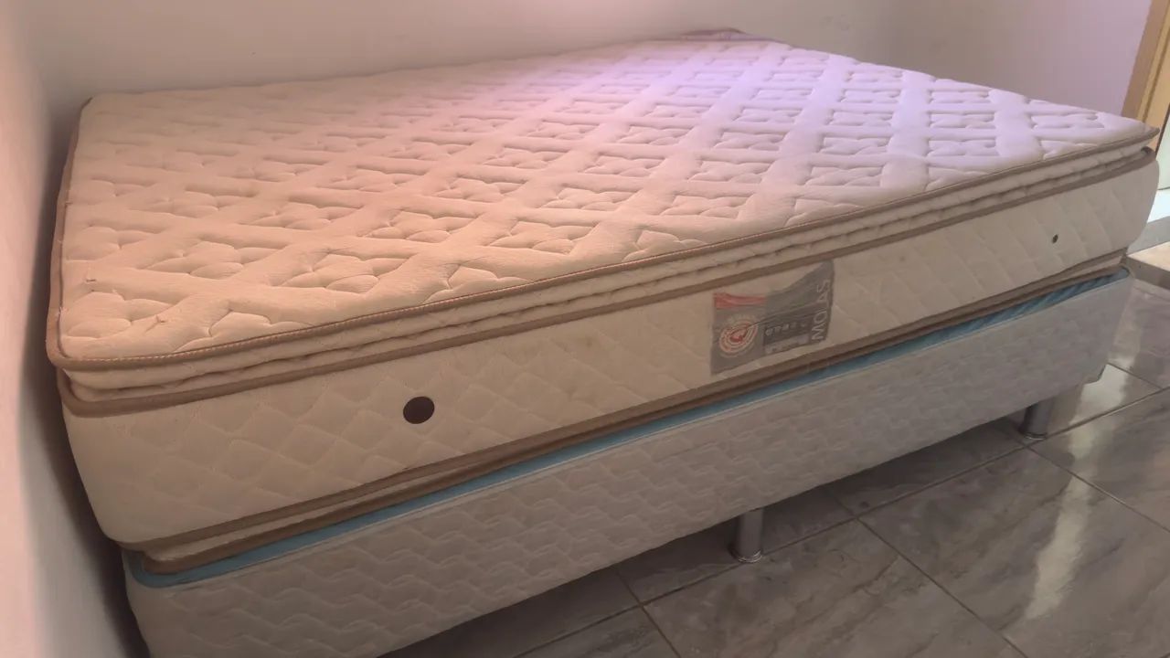 Cama king molas bipartido estado de nova.  - Foto 3