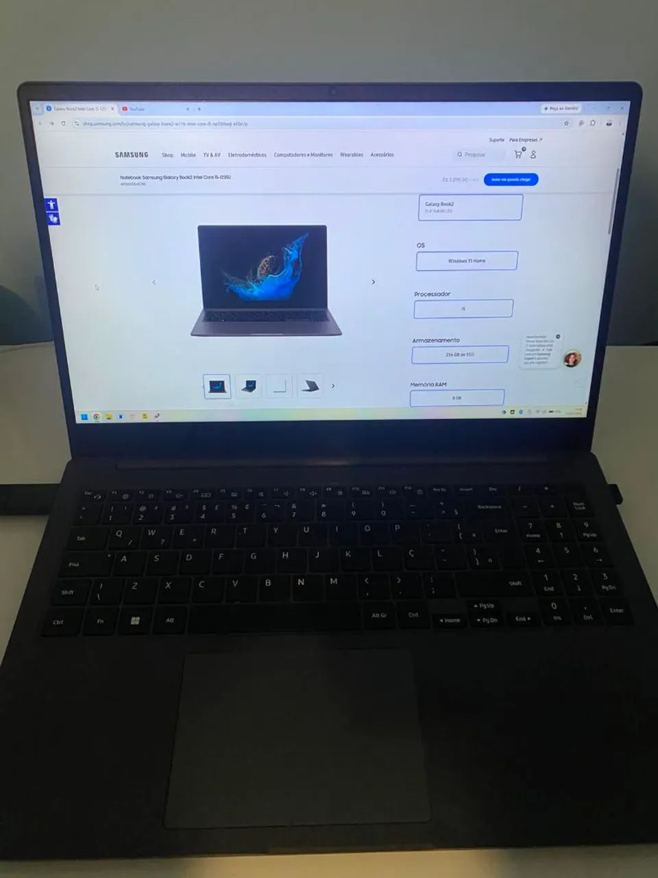 Notebook Samsung Galaxy np550xed-kf2br