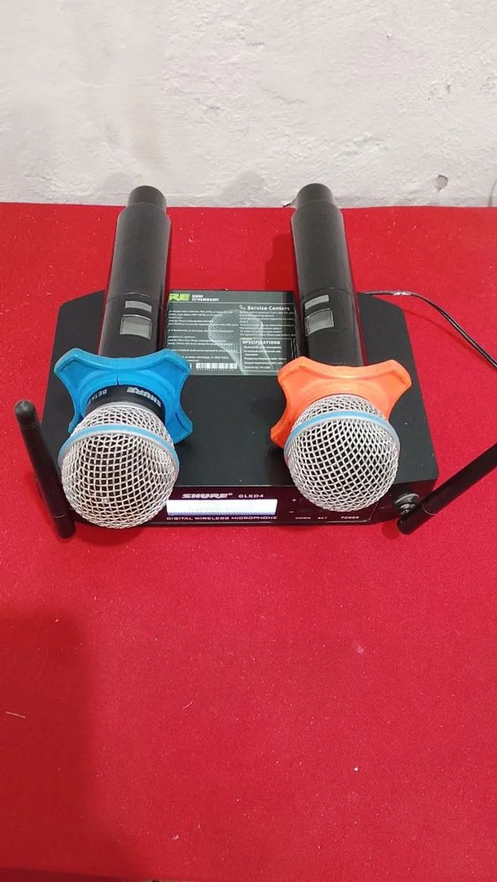 Microfone shure sem fio GLXD4. - Foto 2