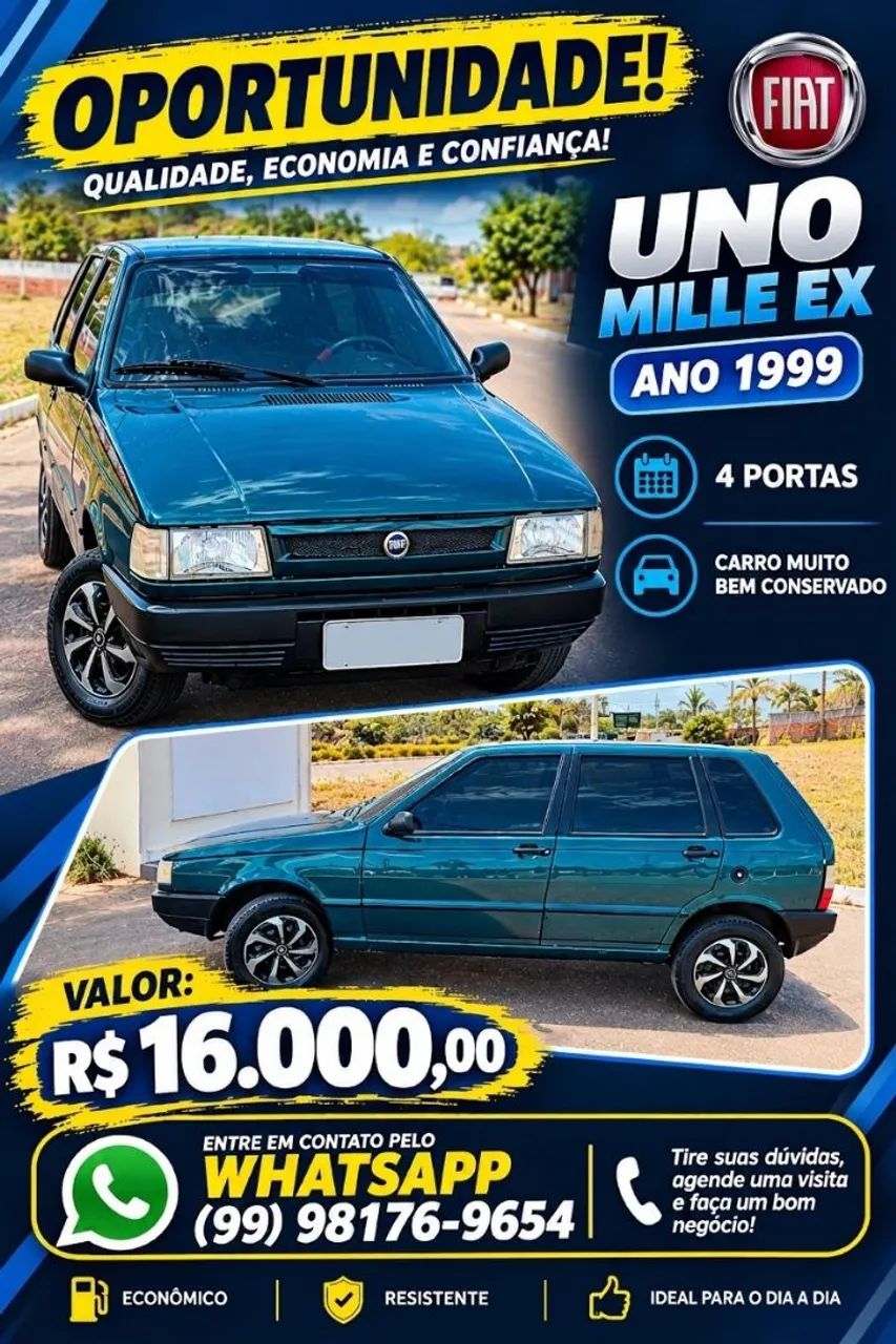 Fiat Uno Uno Mille/ Mille EX/ Smart 4p 2000