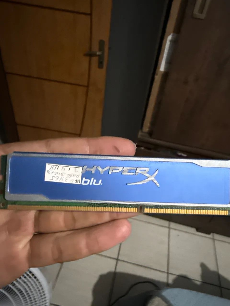 Memória ram hypex 4 GB DDR3 azul 
