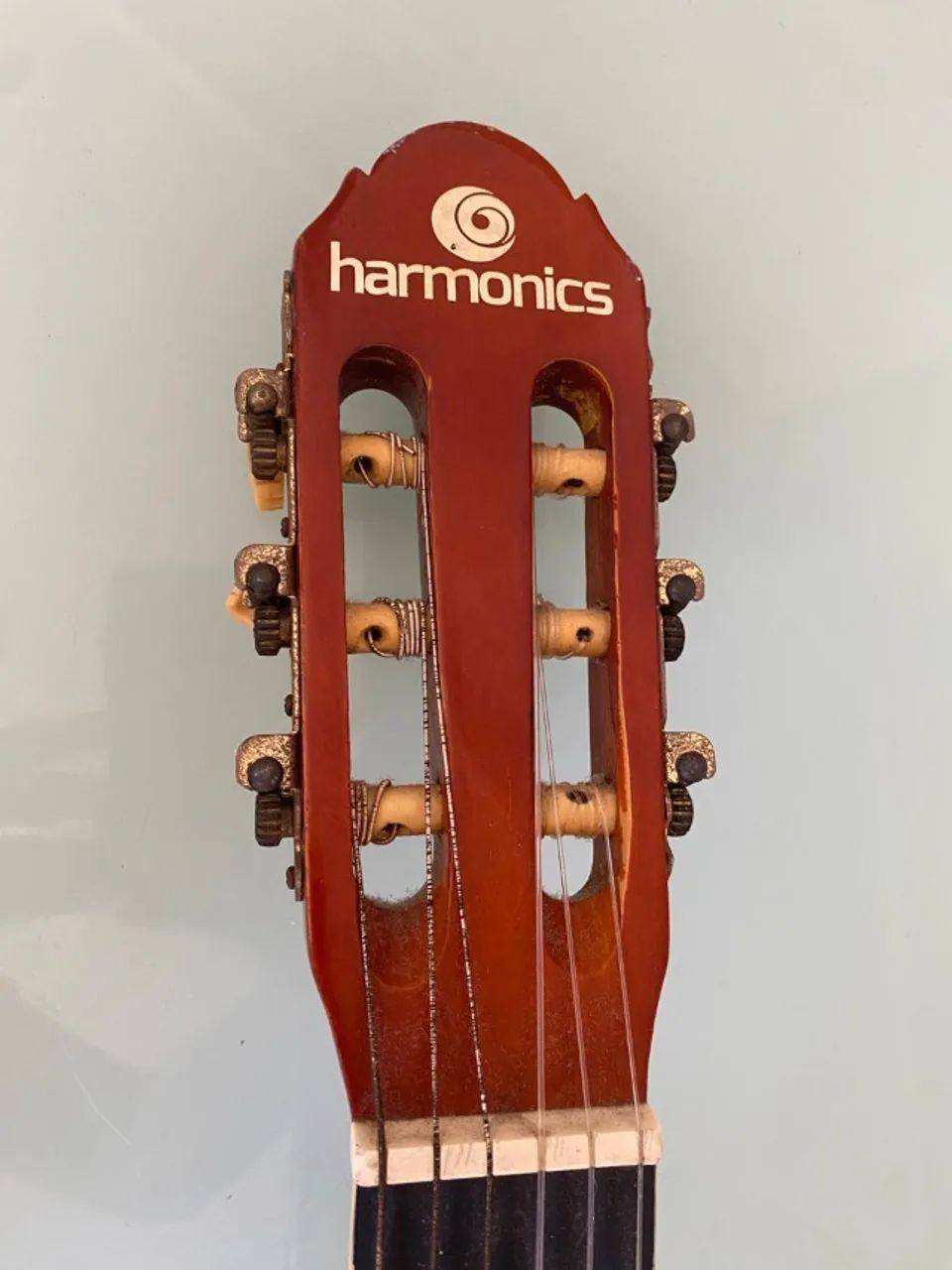 Violão harmonics gc10 nt clássico cordas de nylon - Foto 4