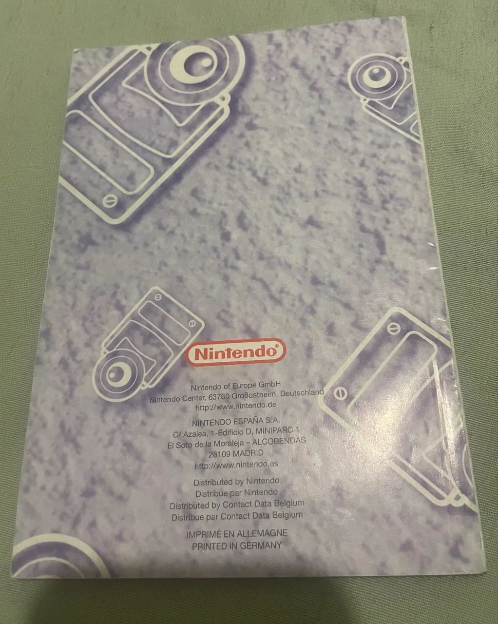 Manual Original Game Boy Camera Nintendo - Foto 2