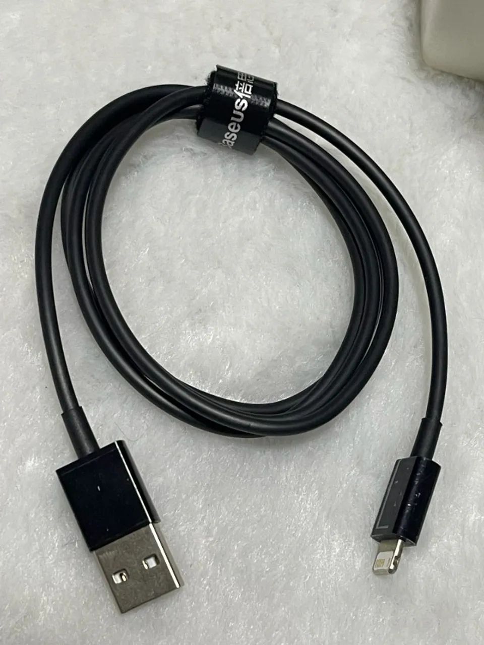 Cabo Lightning USB Baseus 1m Reforçado Alta Velocidade para iPhone e iPad - Foto 3