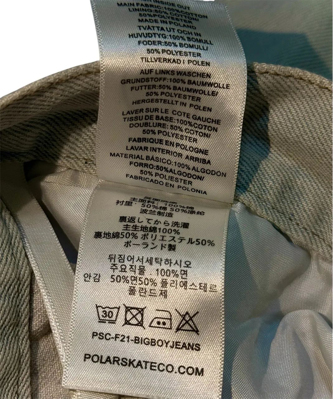calça baggy big boys light blue og pp - Foto 4