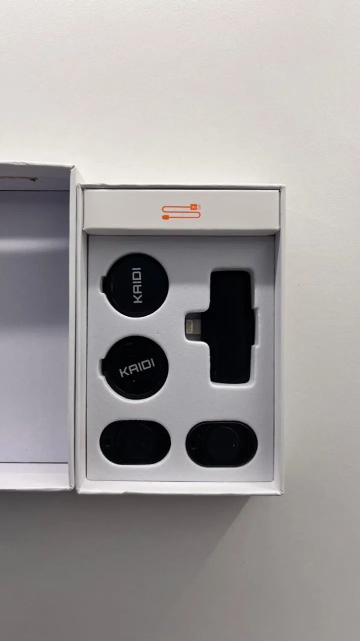 Microfone Bluetooth KAIDI semi novo  - Foto 2