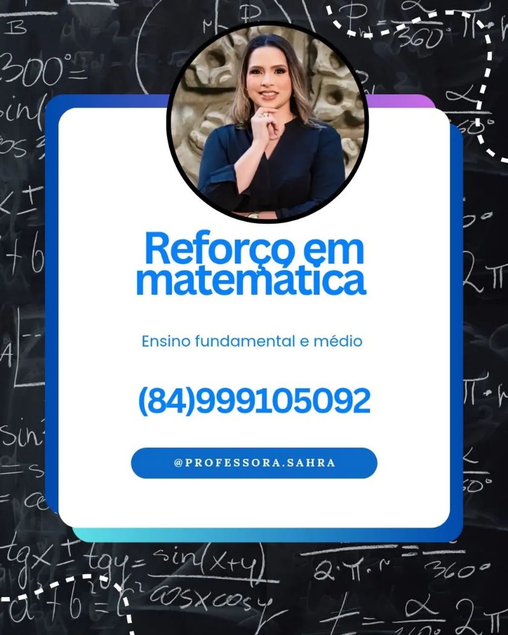 Aulas de reforço em matemática 