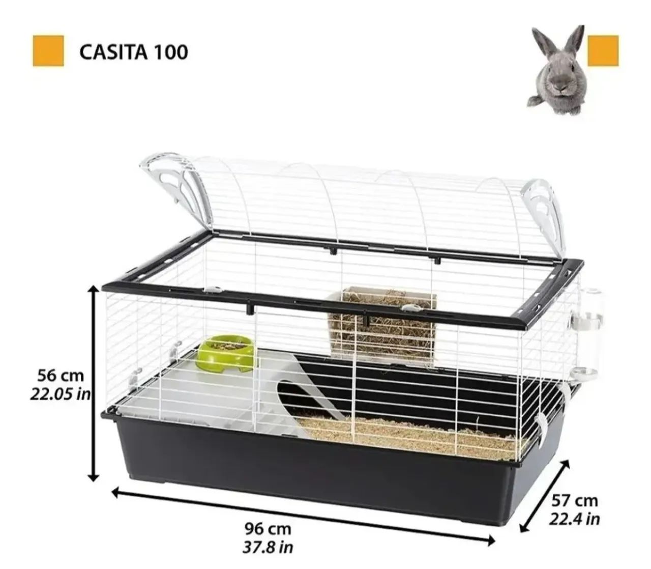 Gaiola para coelho e pequenos animais - Foto 2