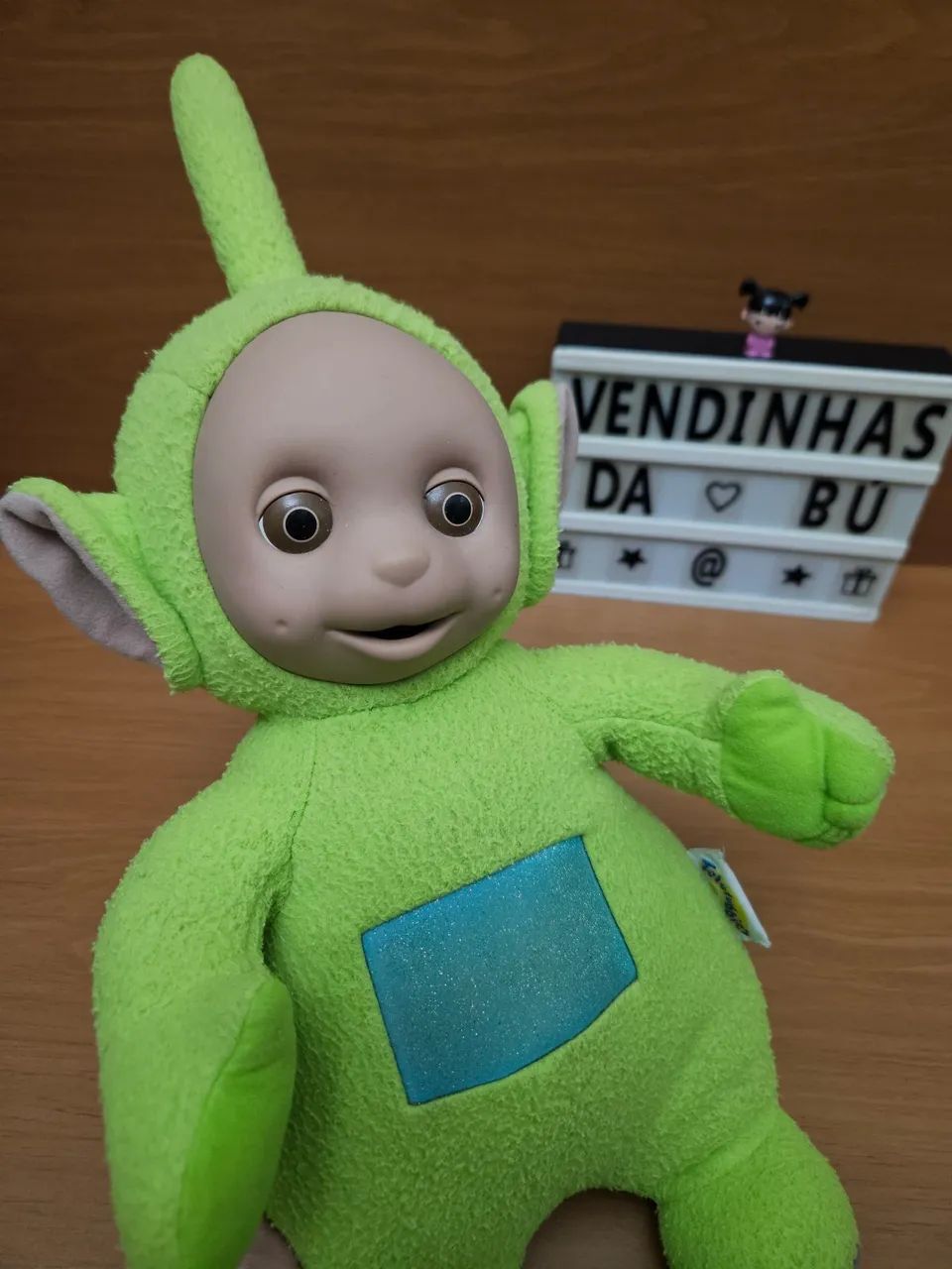 Boneco Teletubbies Dipsy da Estrela funcionando 
