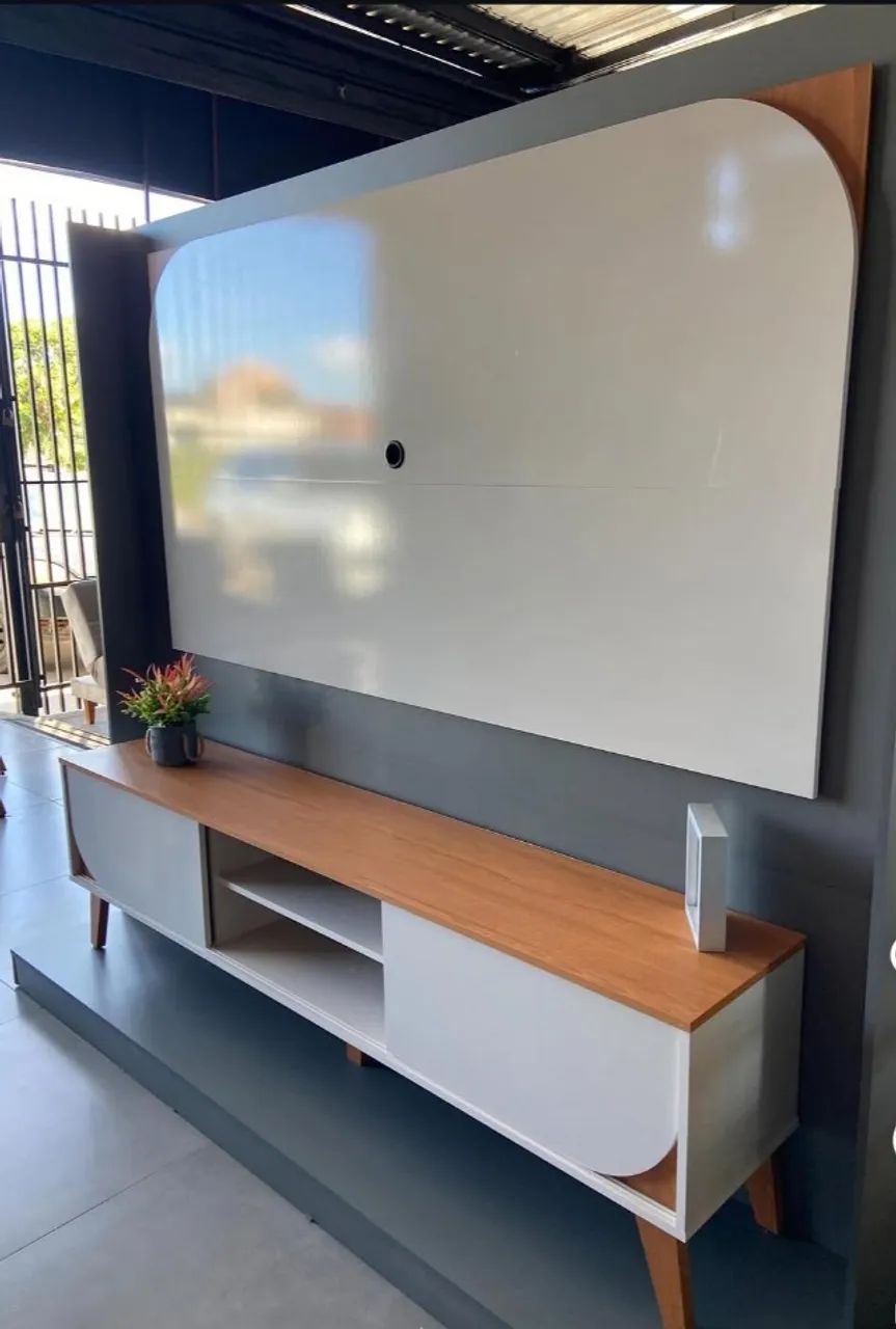 Rack com painel ate 65 polegadas (TEMOS OUTRAS CORES)
