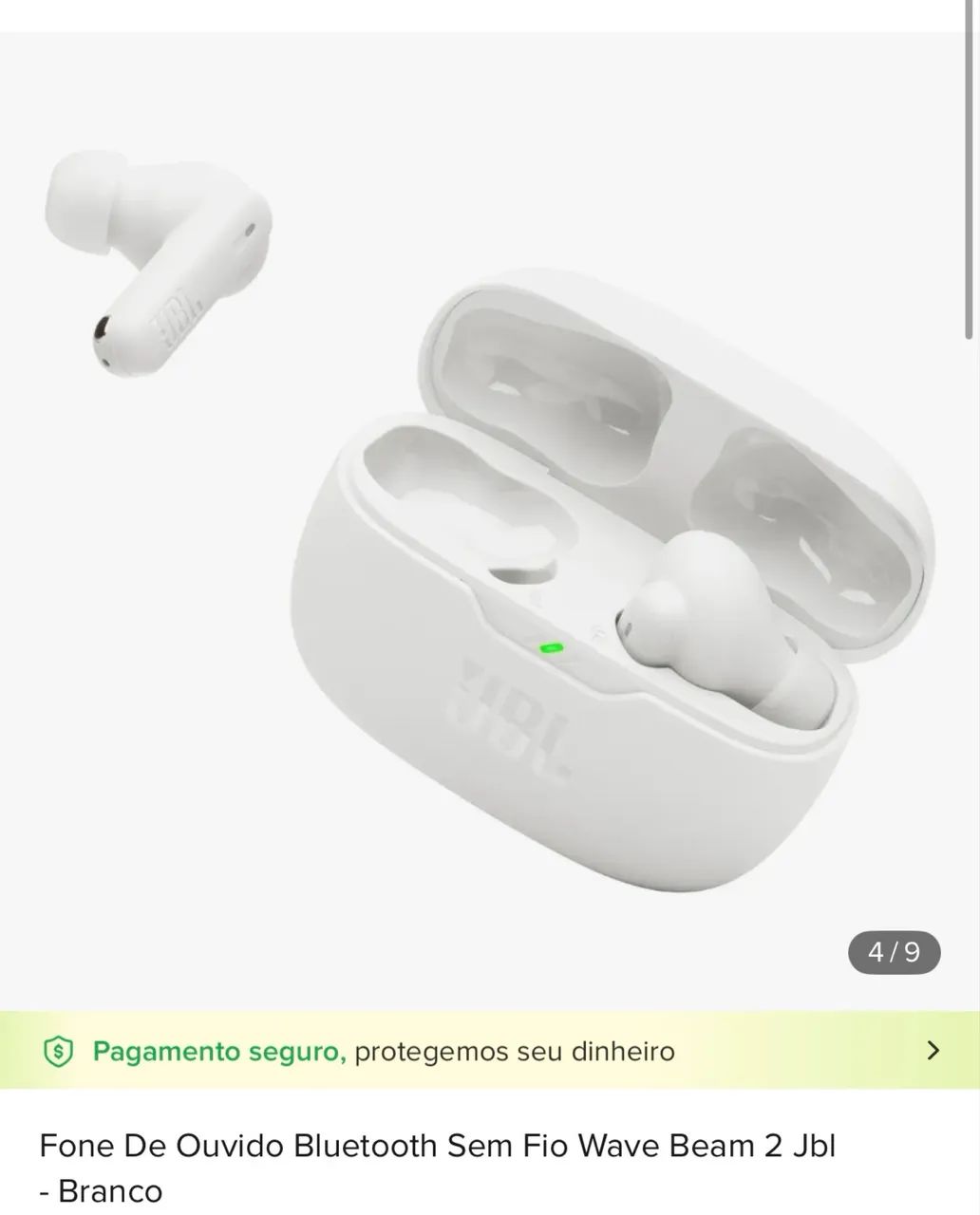 fone jbl wave beam 2 original