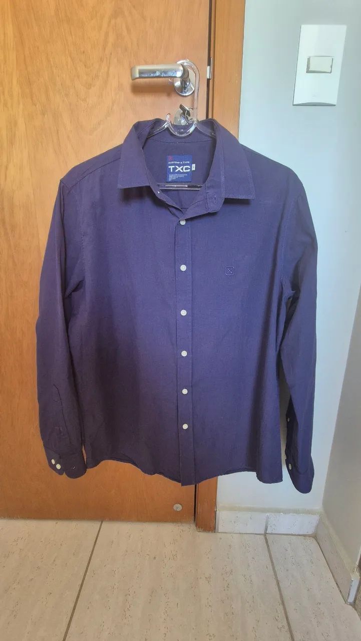 Camisa casual masculina marca TXC semi nova