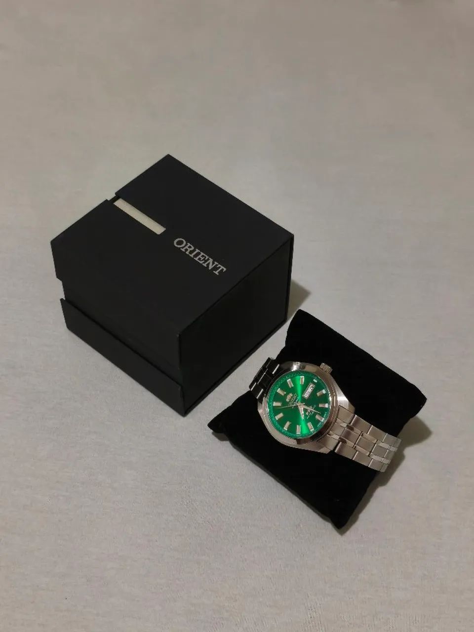 Relógio Orient Automático Masculino - Mostrador Verde - Foto 2