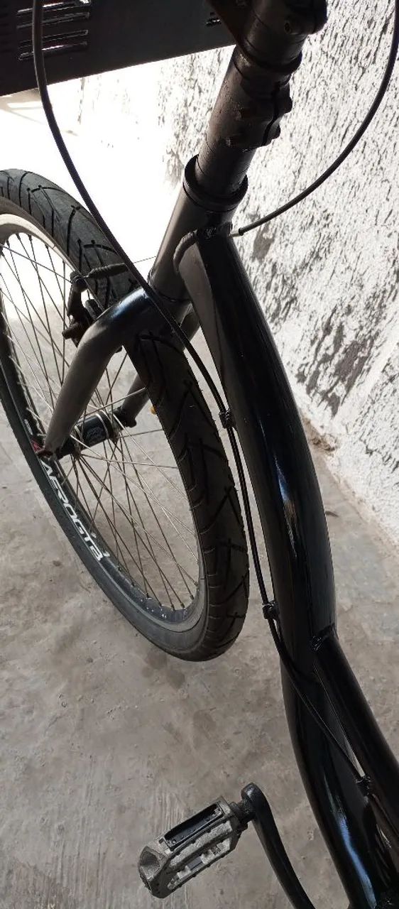Bicicleta aro 26 alumínio usada - Foto 4