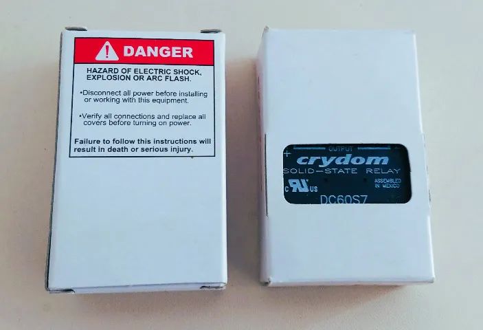 KIT 2 RELÉS DE ESTADO SÓLIDO CRYDOM 7A 3,5-32VDC - Foto 4
