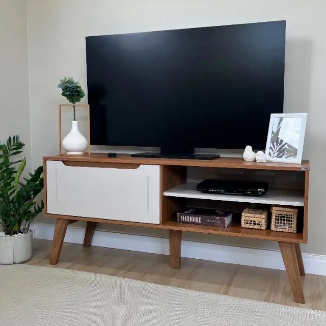 Rack para Sala TV até 60 Polegadas | Lotus 3 Cores | Entrega Rápida - Foto 5