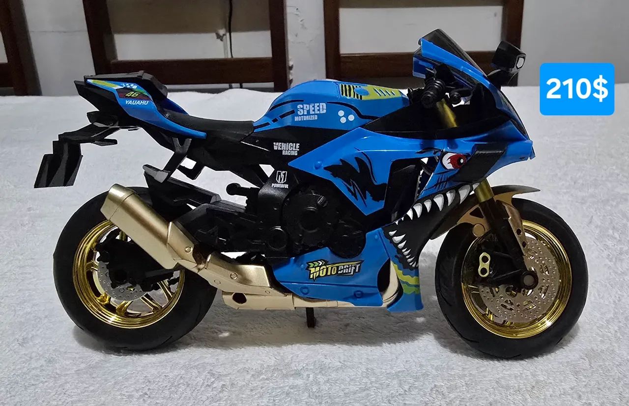 Moto miniatura Yamaha R1 Valentino Rossi