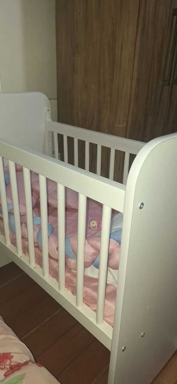 Mini berço + colchão  - Foto 4