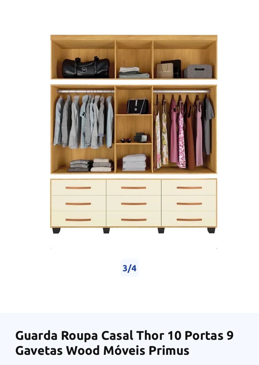 Guarda-roupas Triplex  - Foto 3