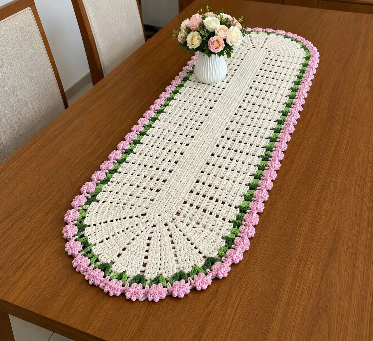Trilho de mesa tulipas ?