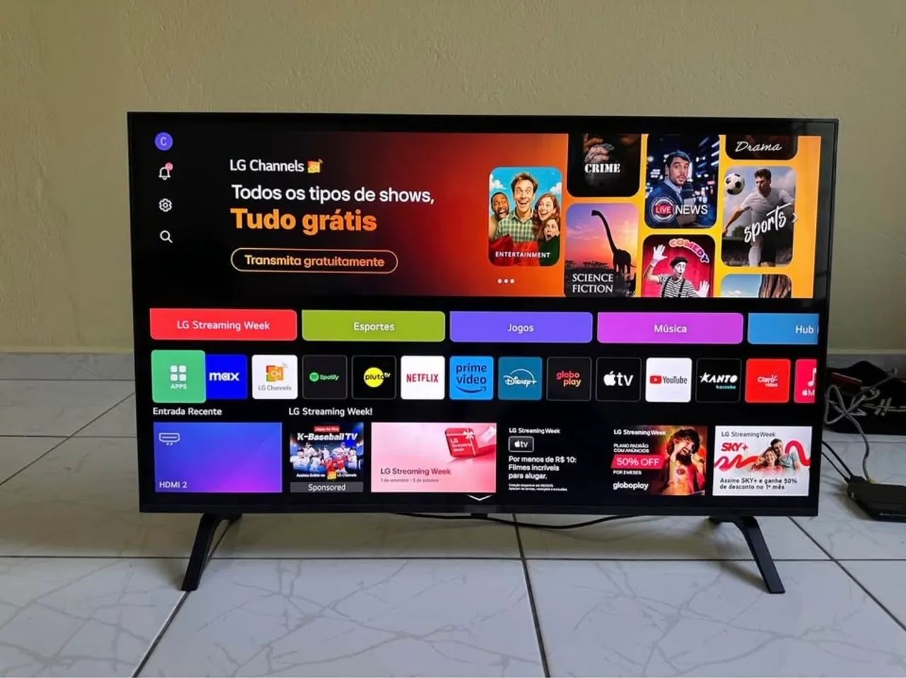 Smart TV LG 4k 43 Polegadas