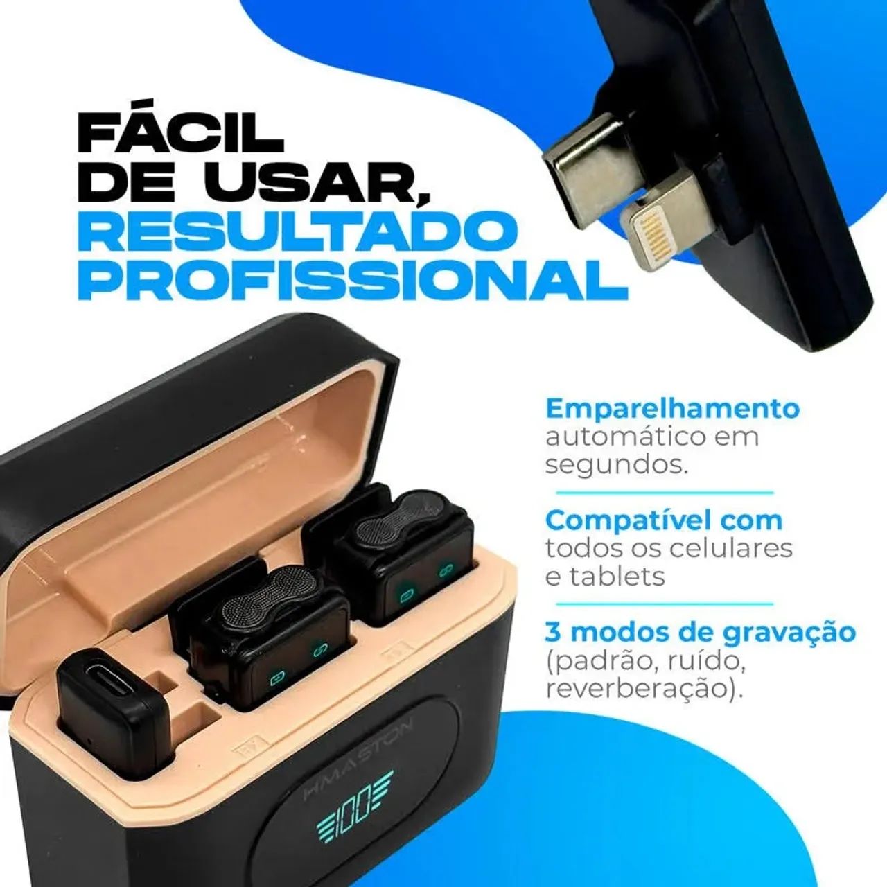 Microfone sem feio Hmaston - Foto 4