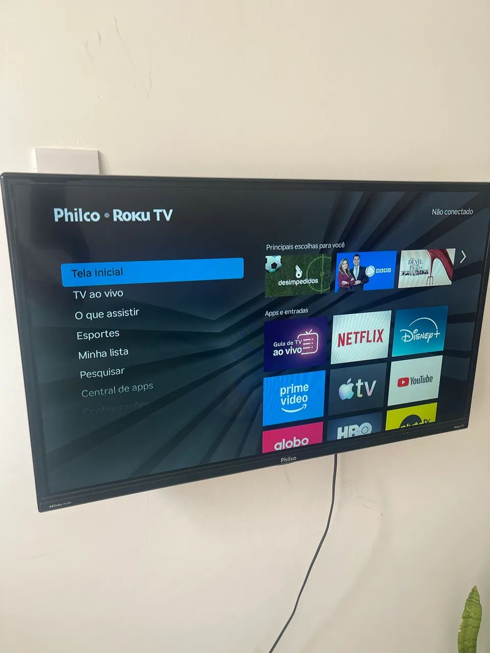 Smart tv 32 Philco 