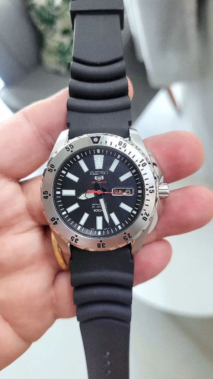 Relógio Seiko 5 Sports automático 4R36 - Foto 2