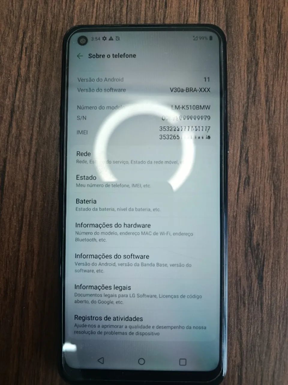 Celular LG K51S Android 11 - Funcionando Tudo (Desapego) - Foto 4