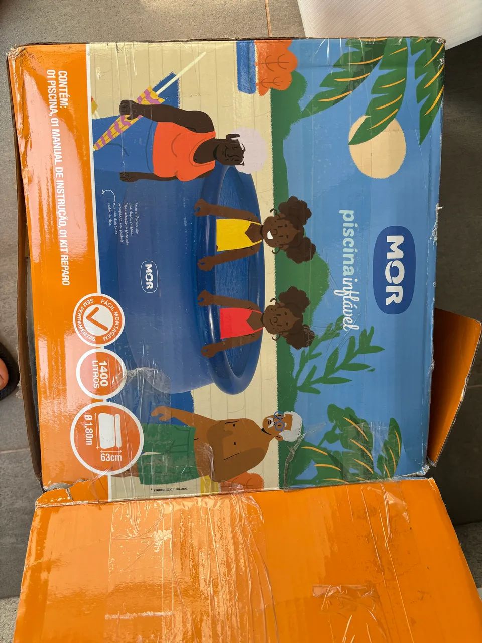 Piscina inflável e itens  - Foto 4