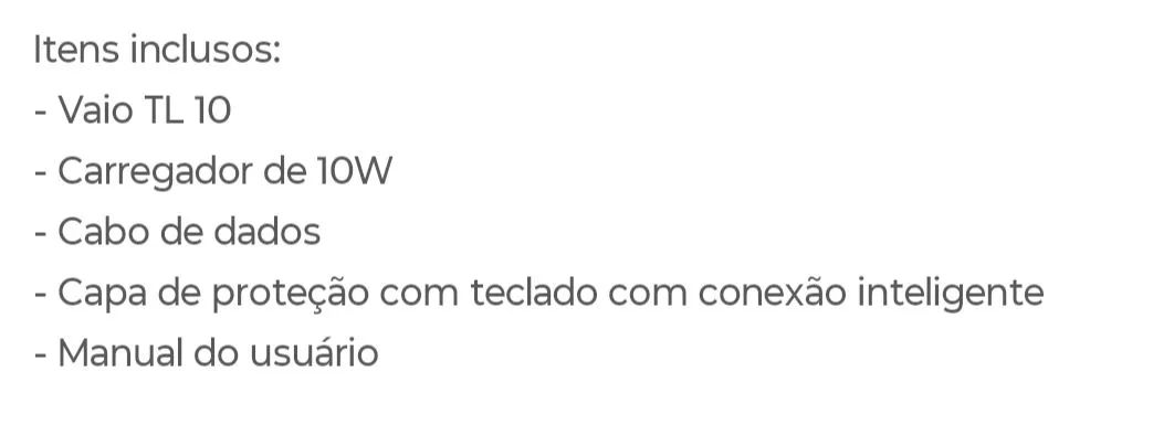 Somente Venda - Tablet Vaio TL 10 - Foto 3