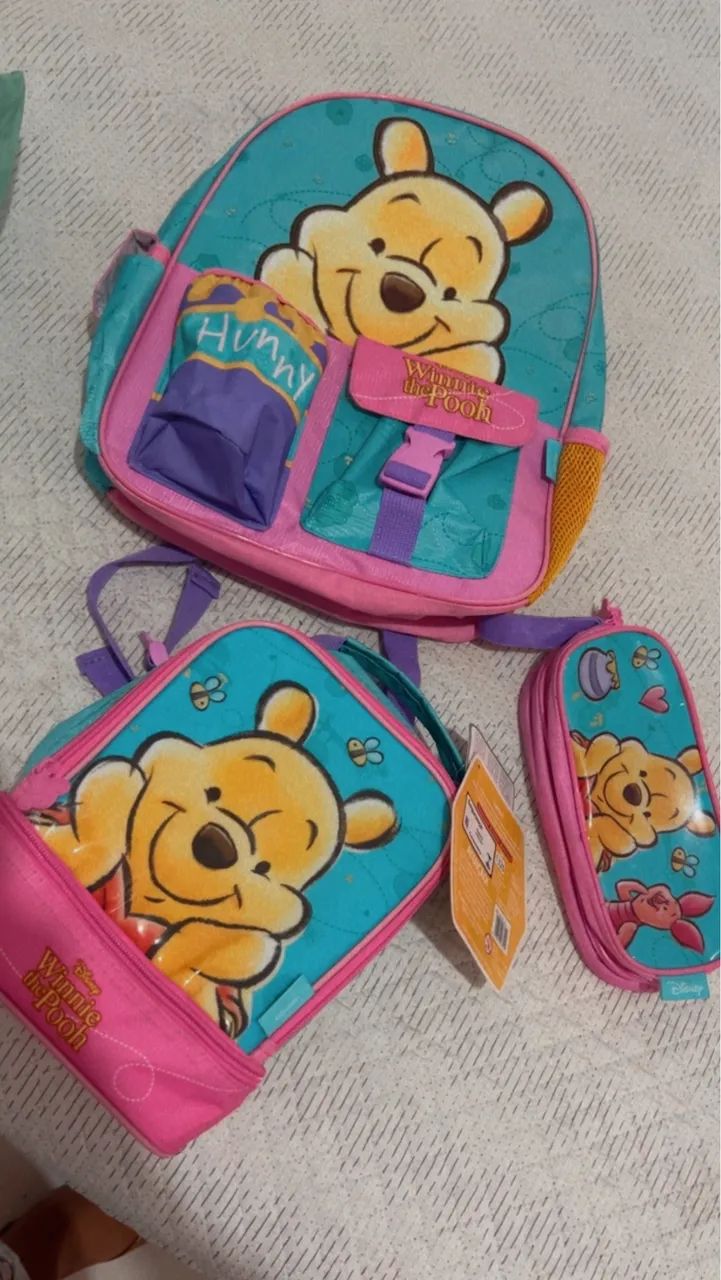 Mochila infantil ursinho