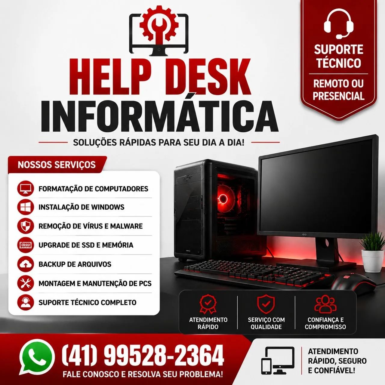 Técnico em informática a domicílio 