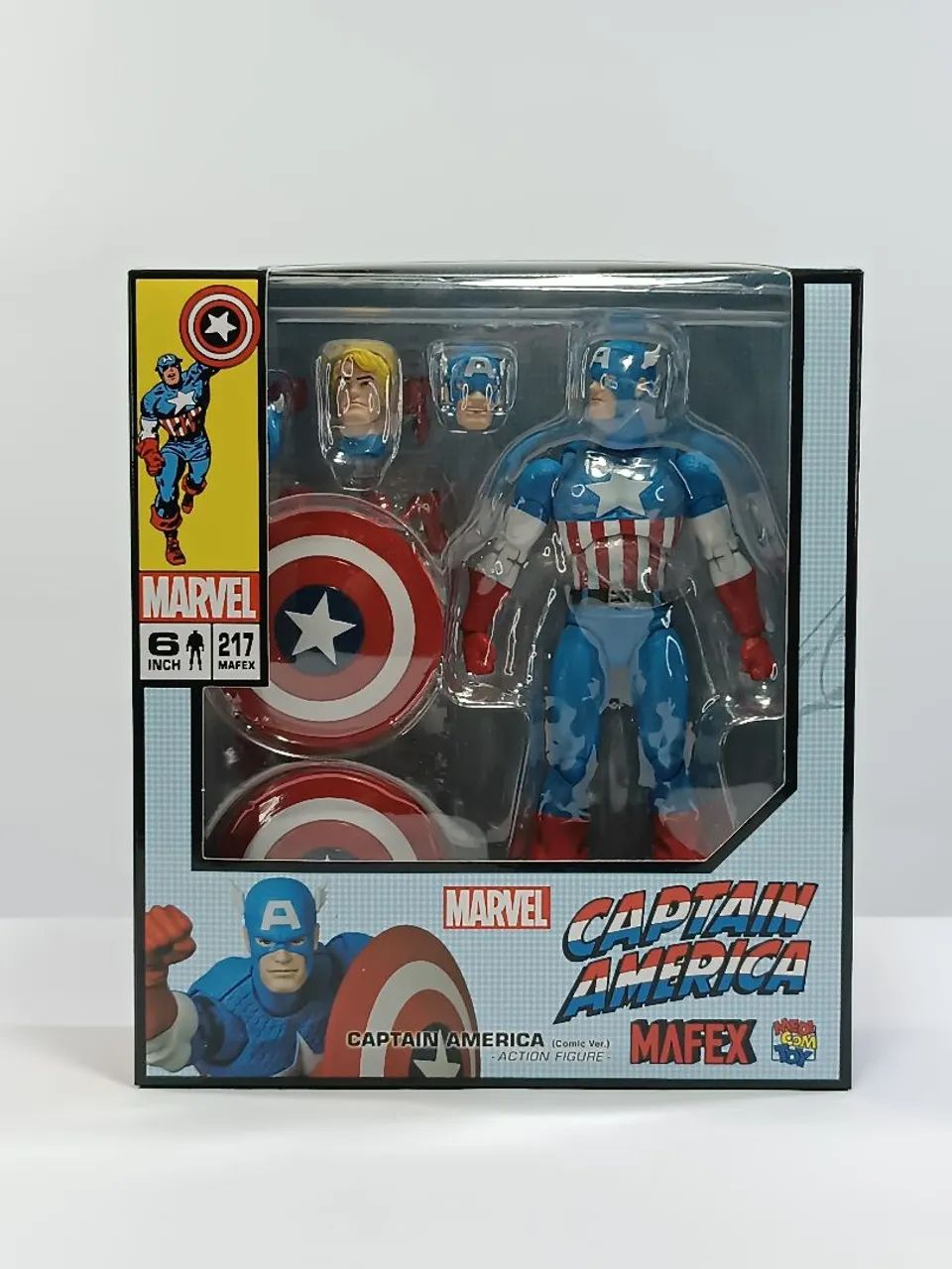 アメコミ MAFEX CAPTAIN AMERICA COMIC Ver. x Medicom Mafex Capitão América Comic ver - Hobbies e coleções