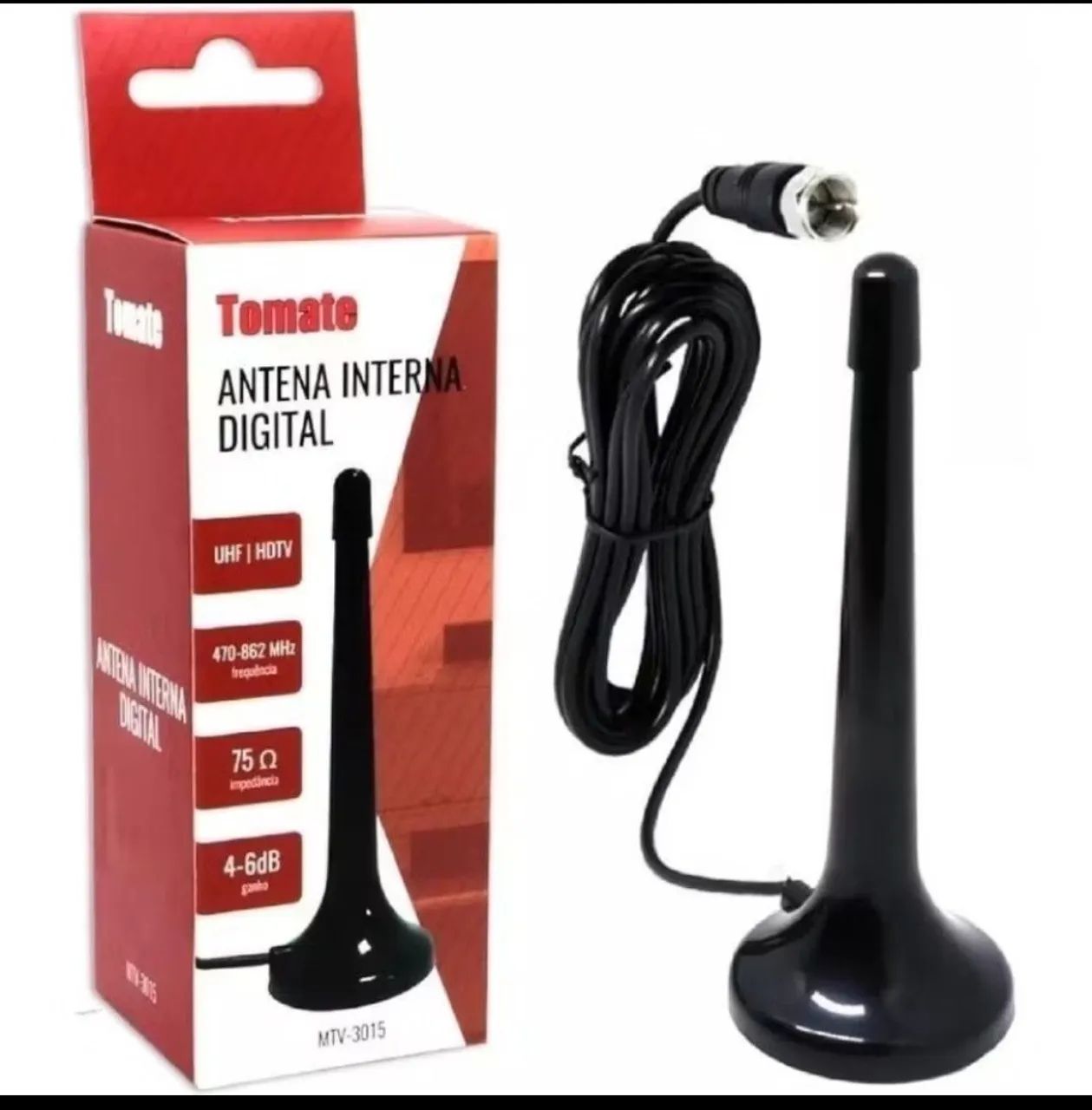 Antena interna para tv digital 