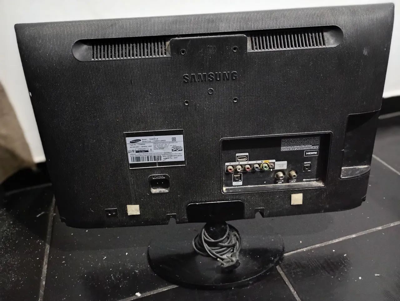 Tv Samsung 24 polegadas arremate de peças 