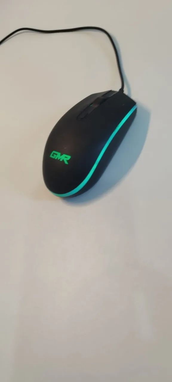 Mouse gamer com led e com fio. Dpi até 5600 da marca gmr