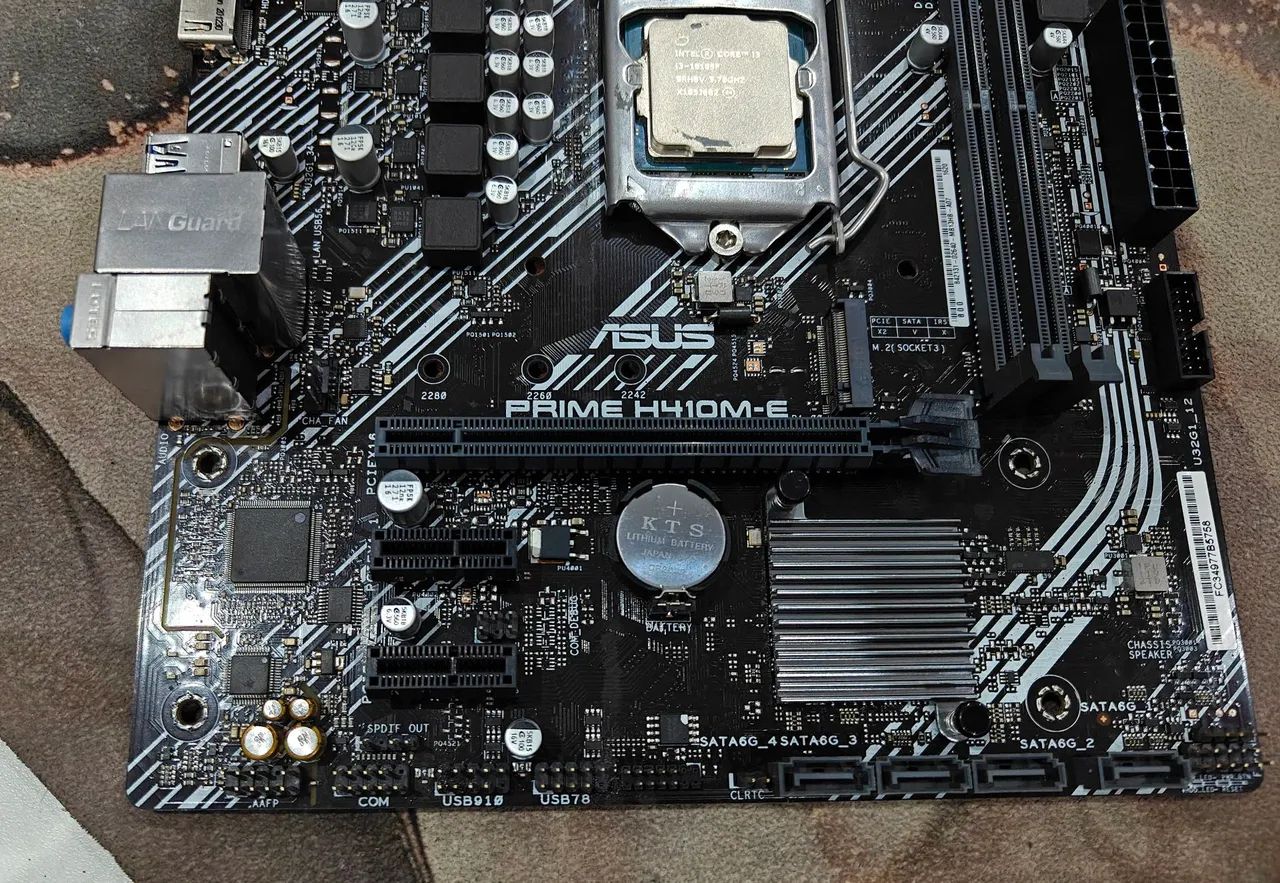 Kit placa mãe i3 10105f + h410 asus - Foto 4