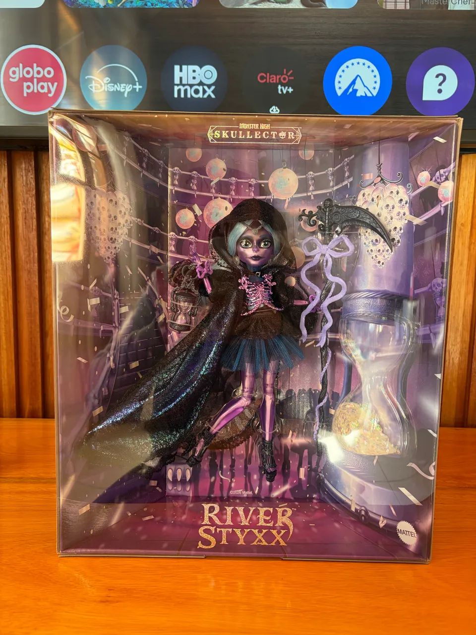 Boneca Monster high Skullector River Styxx lacrada 