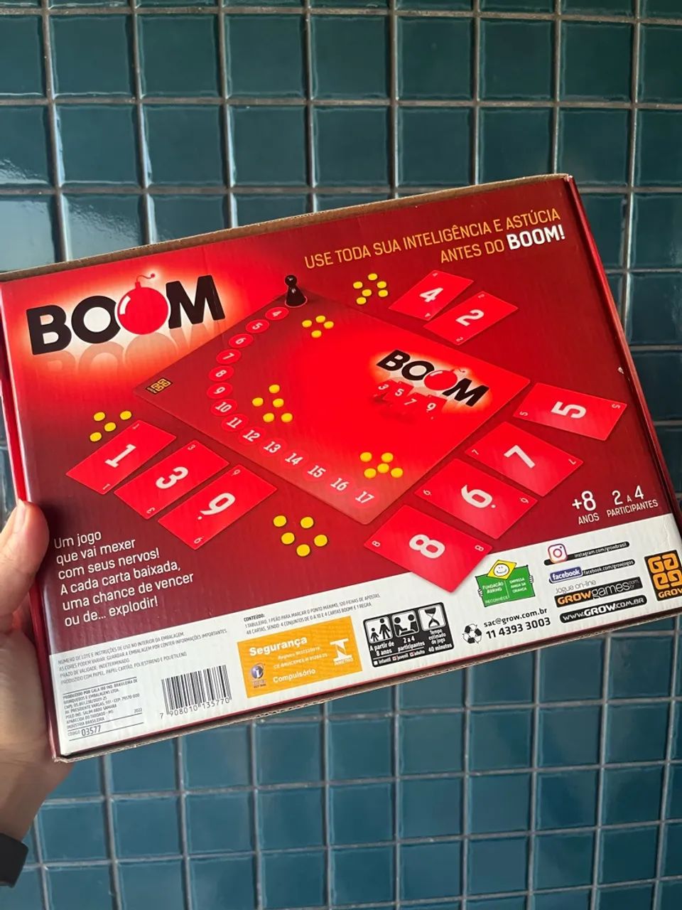 Jogo de Tabuleiro Boom - Foto 2