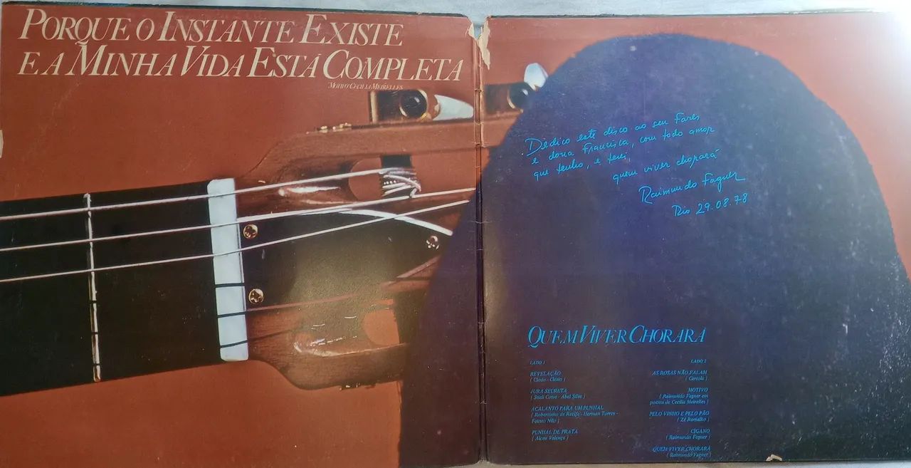 LP Fagner Quem Viver Chorará  - Foto 2