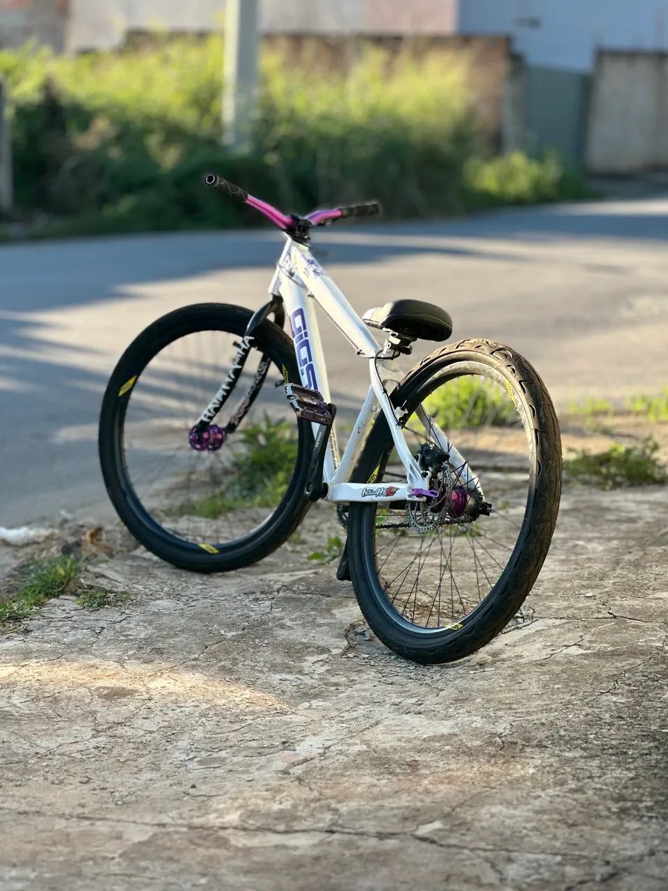 BIKE GIOS 4trix branca e roxa .  - Foto 5