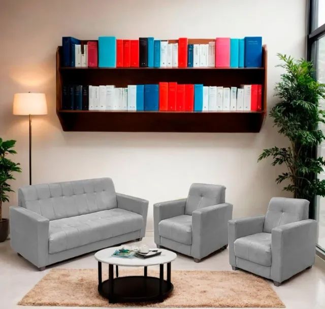 Sofá + 2 Poltronas Modelo Clín - Direto de Fábrica - Foto 2
