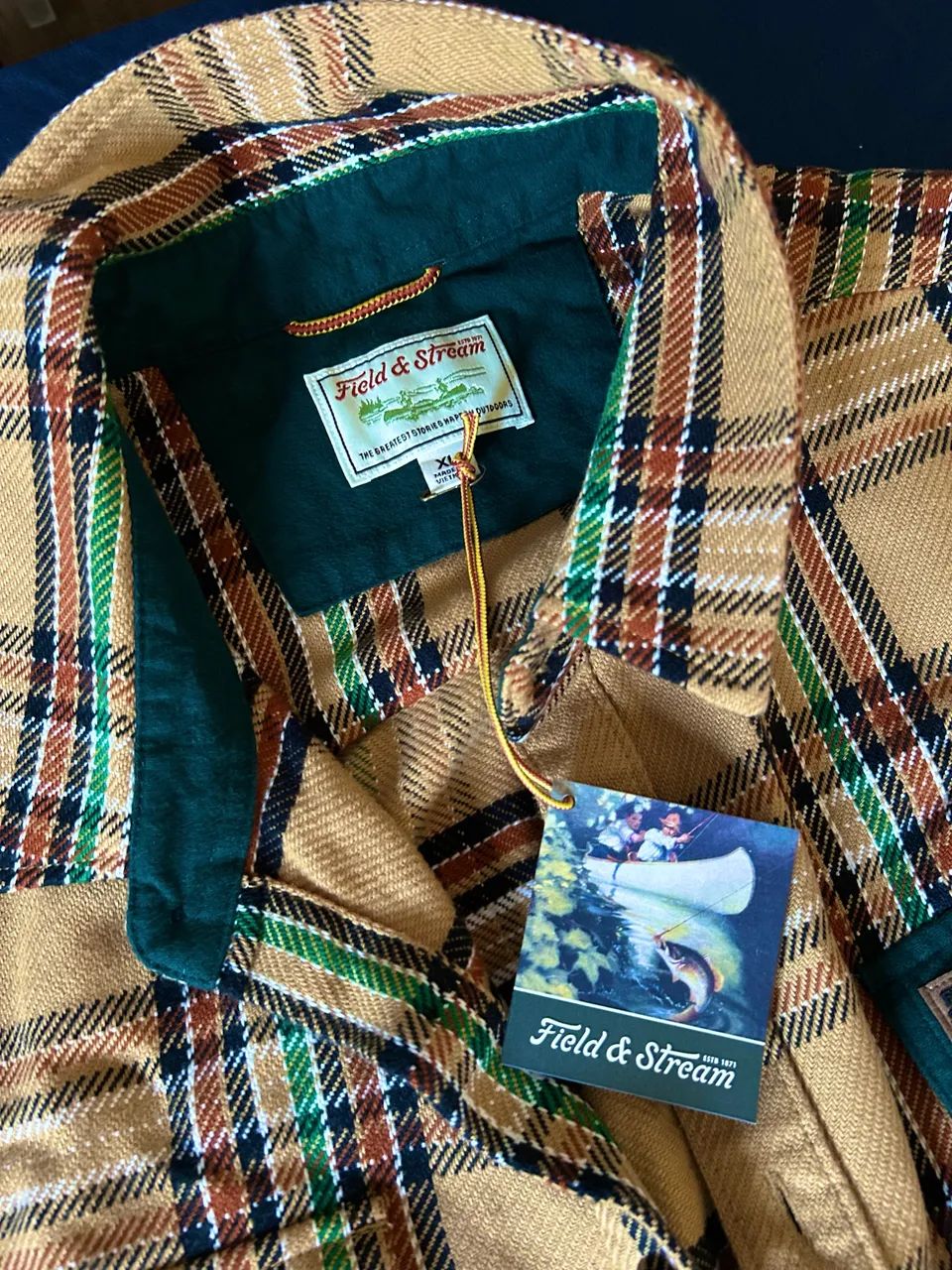 Camisa Xadrez Importada Field & Stream (EUA) Xadrez Trufado zerada!