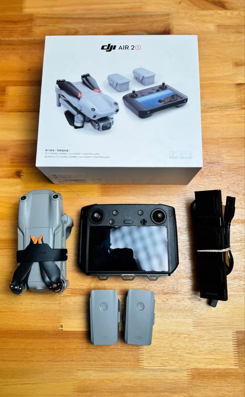 DJI Air 2S Fly More Combo + Smart Controller - Excelente estado